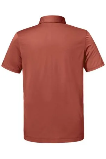 SCHOEFFEL Polo-Shirt Circ Tauron dark crabapple Regular Fit