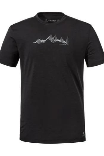 SCHOEFFEL T-Shirt CIRC Sulten schwarz