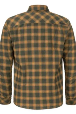 SCHOEFFEL Urban Flanell Hemd Kleion MNS caramel kariert Regular Fit