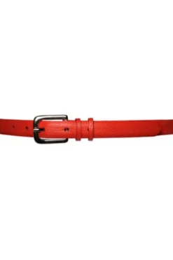 SCHUCHARD & FRIESE Ledergürtel rot