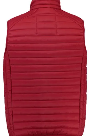 S4 JACKETS Steppweste rot Willis wasserabweisend