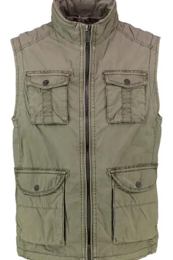 S4 JACKETS Weste khaki Cameron