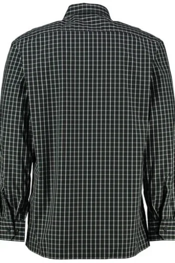 SKOGEN Hemd grün/ schwarz kariert Regular Fit