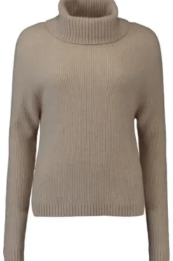 S.MARLON Kaschmir-Rollkragen-Pullover beige