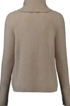 S.MARLON Kaschmir-Rollkragen-Pullover beige