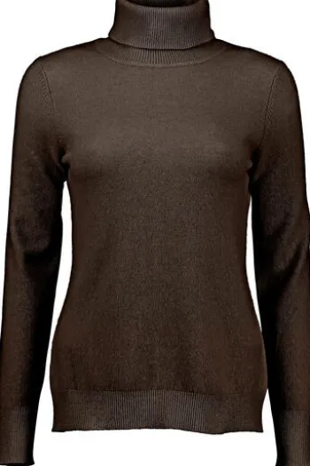 S.MARLON Rollkragen Cashmere Pullover braun