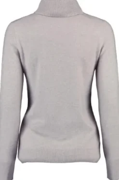 S.MARLON Rollkragen Pullover grau aus hochwertigem Cashmere