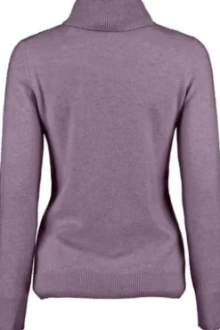 S.MARLON Rollkragen Pullover flieder aus hochwertigem Cashmere