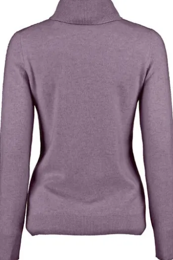 S.MARLON Rollkragen Pullover flieder aus hochwertigem Cashmere