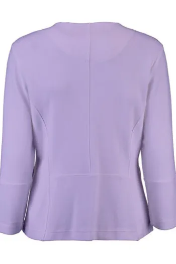 SOMMERMANN Jersey-Jacke lavendel 3/4-Arm in modischer Struktur-Qualität