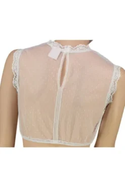 SPIETH & WENSKY Dirndlbluse natur Ohne Arm Drama