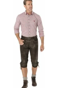 SPIETH & WENSKY Leder-Kniebundhose Hundorf buche
