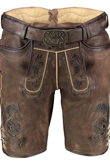SPIETH & WENSKY Leder Short Brutus zeder Ziegenleder