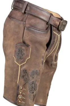 SPIETH & WENSKY Leder Short Brutus zeder Ziegenleder