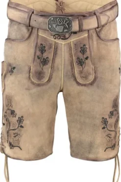 SPIETH & WENSKY Leder-Shorts Archibald lombok Ziegenleder