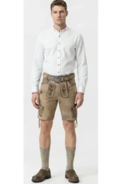 SPIETH & WENSKY Leder-Shorts Archibald lombok Ziegenleder