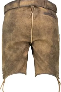 SPIETH & WENSKY Leder-Shorts Asper taiga Ziegenleder