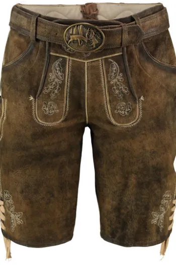 SPIETH & WENSKY Leder Shorts Dettelbach cuba Ziegenleder