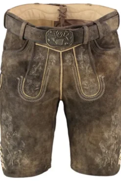 SPIETH & WENSKY Leder Shorts Göllstein vulkan