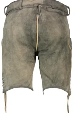 SPIETH & WENSKY Leder Shorts Grünwald magma