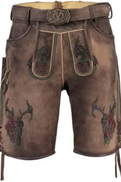 SPIETH & WENSKY Leder-Shorts Kastor