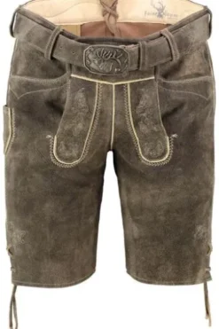 SPIETH & WENSKY Leder Shorts Veit espresso Ziegenleder