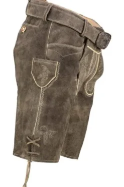 SPIETH & WENSKY Leder Shorts Veit espresso Ziegenleder
