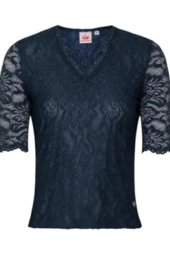 SPIETH & WENSKY Spitzenshirt Arktis marine 1/2-Arm