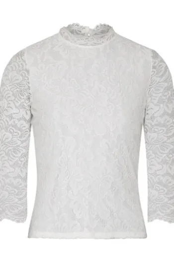 SPIETH & WENSKY Spitzenshirt Amberg natur in edler Optik
