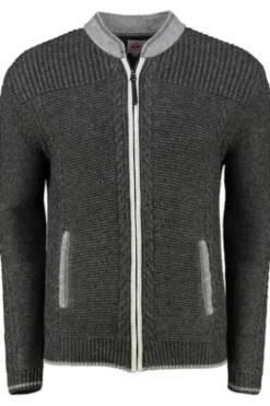 SPIETH & WENSKY Strickjacke Baltus anthrazit