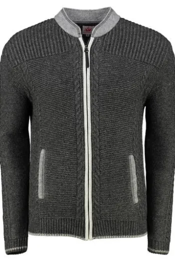SPIETH & WENSKY Strickjacke Baltus anthrazit