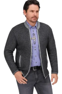 SPIETH & WENSKY Strickjacke Baltus anthrazit