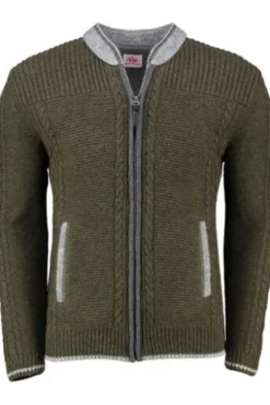 SPIETH & WENSKY Strickjacke Baltus oliv