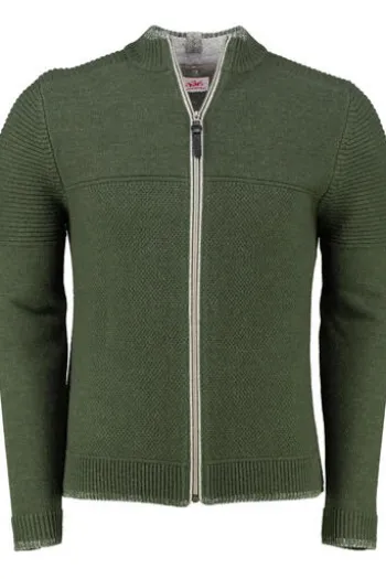 SPIETH & WENSKY Strickjacke Beuren oliv