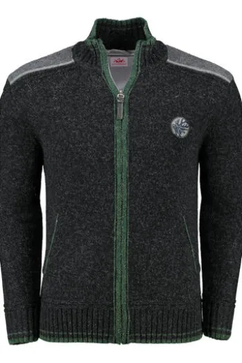 SPIETH & WENSKY Strickjacke Betzbach schwarz