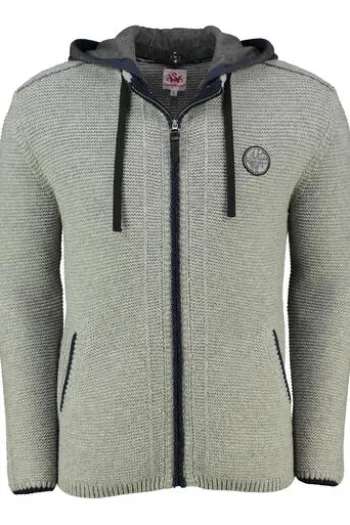SPIETH & WENSKY Strickjacke Echo hellgrau