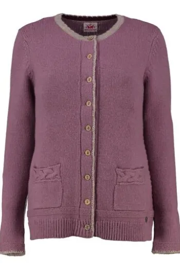 SPIETH & WENSKY Strickjacke Enza altrosa