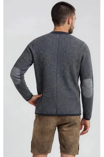 SPIETH & WENSKY Strickjacke Felicio nachtblau