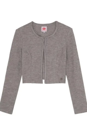 SPIETH & WENSKY Strickjacke hellgrau Filsen