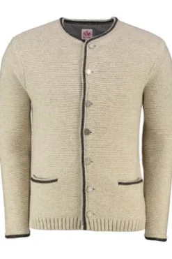 SPIETH & WENSKY Strickjacke Heidenheim natur einfarbig
