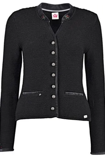 SPIETH & WENSKY Strickjacke Malta schwarz