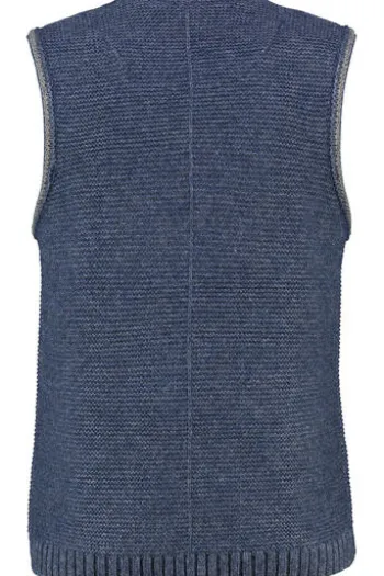 SPIETH & WENSKY Strickweste Heching jeansblau