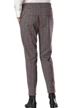 TONI Jersey-Hose mit Glencheck-Karo grau