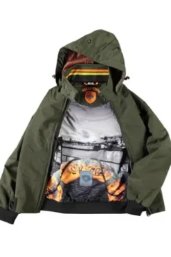 WELLENSTEYN College Jacke Sommer-COLL-825 darkarmy/black/black