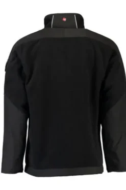 WELLENSTEYN Jet-Fleece-Jacke JJ-10 schwarz windabweisend, wasserabweisend, atmungsaktiv