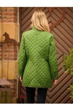 WELLINGTON OF BILMORE Long-Steppjacke Grace fresh green