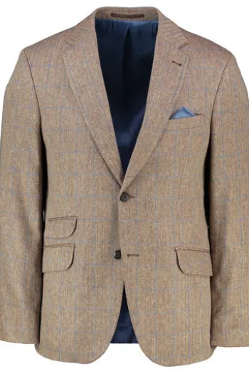 WELLINGTON OF BILMORE Sakko London SO pure silk kariert