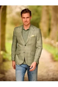 WELLINGTON OF BILMORE Sakko London SO green check kariert