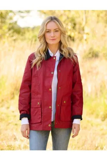 WELLINGTON OF BILMORE Wachsjacke Queensberg red