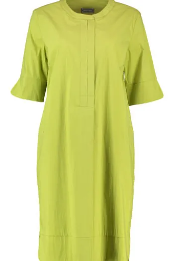 WHITE LABEL Kleid grün Kurzarm